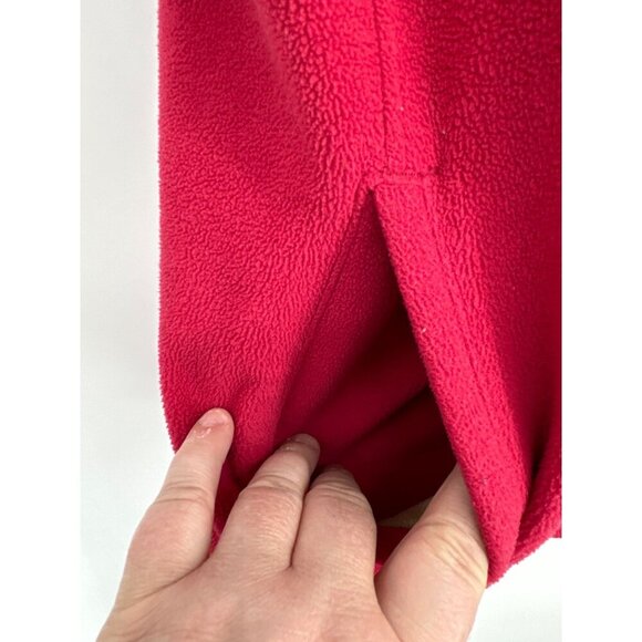Woolrich Womens Fleece Raspberry Vest Outdoor Hiking Pockets Size XL - Picture 3 of 9